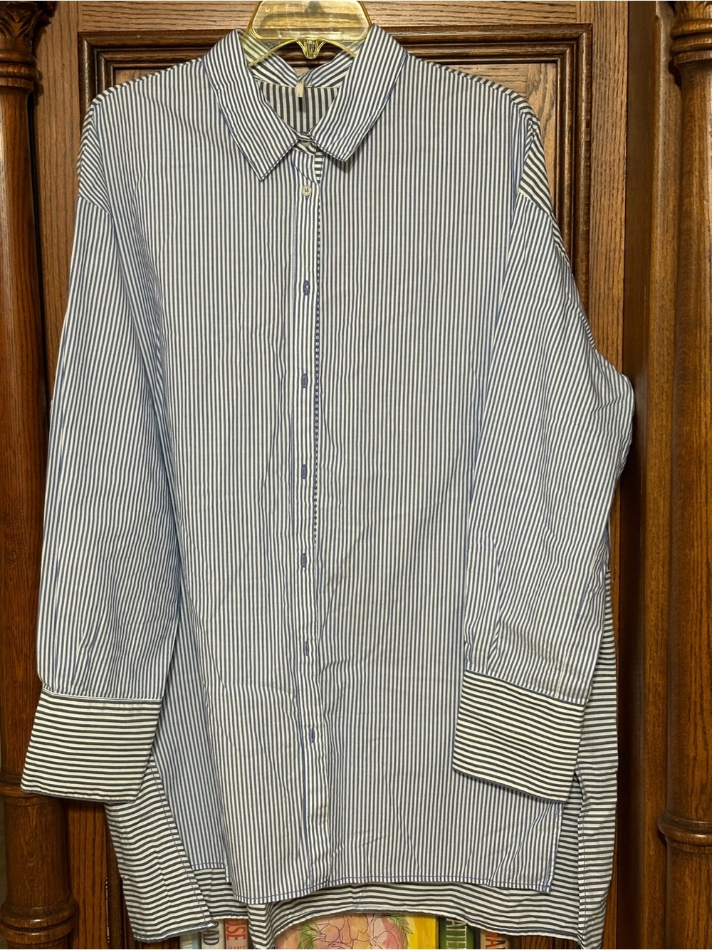 Free People Button Up Shirt Size L